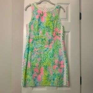 Lilly Pulitzer Coconut Jungle Mila Shift Dress in Pink and Green